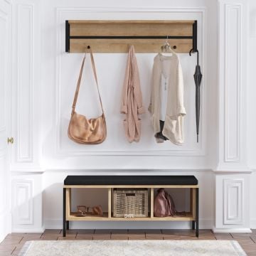 Elegance vestiaire | 100% Melamine Gecoat | Eiken Zwart