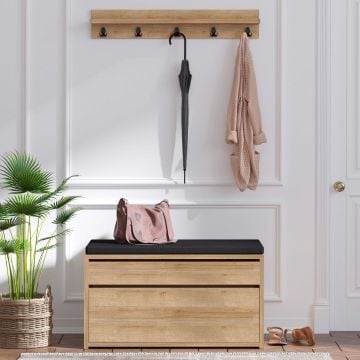 Vestiaire Misha-eik/zwart