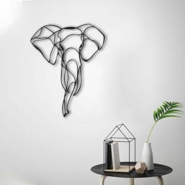 Tanelorn Metalen Wanddecoratie | 2mm Dik | 52x41 cm | Zwart