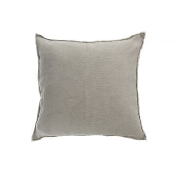 Kussen stonewashed linnen groen