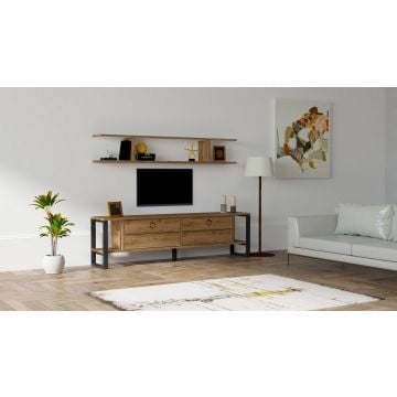 Modern TV-meubel | Woody Fashion | Melamine coating | Notenhout.