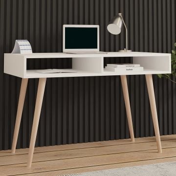 Studiebureau met 2 verdiepingen | Creatieve Werkruimte | Wit