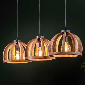 Hanglamp Lenno 3x Ø30 - mango