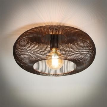 Plafondlamp Disco-zwart nikkel