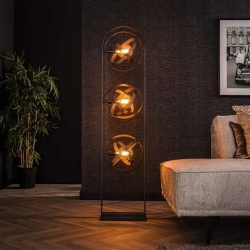 Vloerlamp Kosmiek-Artic zwart