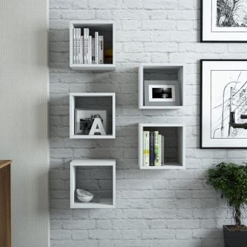 Woody Fashion Wandplank | 100% Melamine Gecoat | Wit