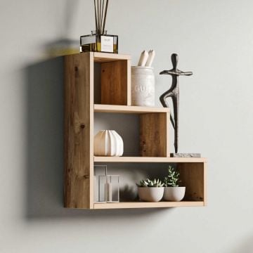 Wandplank | 18mm Dikte | 62x62x18cm | 100% Melamine | Grenen