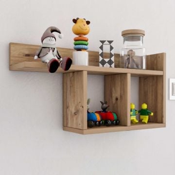 Wandplank | 18mm Dik | 72x37x18 cm | Grenen Kleur