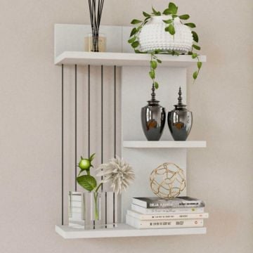 Wandplank | 100% Melamine Gecoat | 18mm Dik | Wit