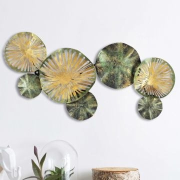 Multicolor Tanelorn Metalen Wanddecoratie- 100% Metaal (1 Dikte)