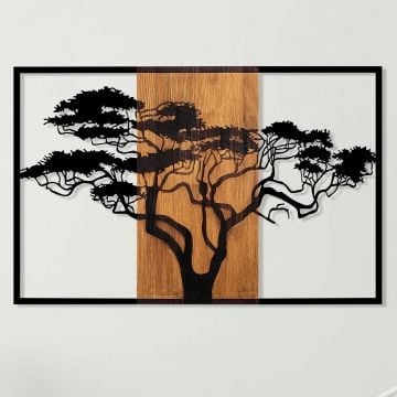 Tanelorn Decoratief Wandaccessoire | 100% Hout/Metaal | 90x58 cm
