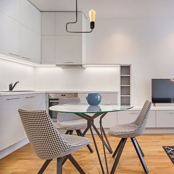 Opviq Kroonluchter | Metalen behuizing | 28x6 cm | 43 cm Hoogte | E27 fitting | Zwart