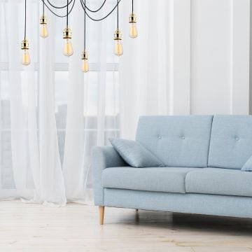 Opviq kroonluchter | Diameter 126 cm | Hoogte 102 cm | In hoogte verstelbaar | Metalen behuizing