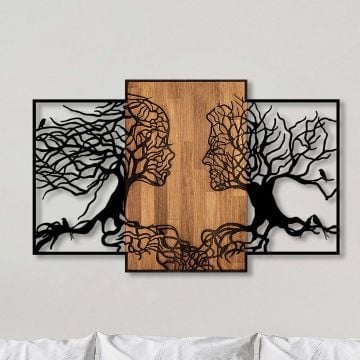 Wallity - Decoratieve houten en metalen wandaccessoires