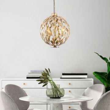 Fulgor kroonluchter | metalen frame | verstelbare hoogte | veelkleurig