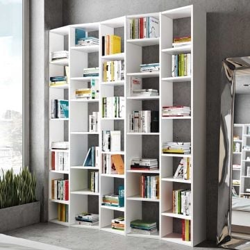 Boekenkast Varna model 4 - wit