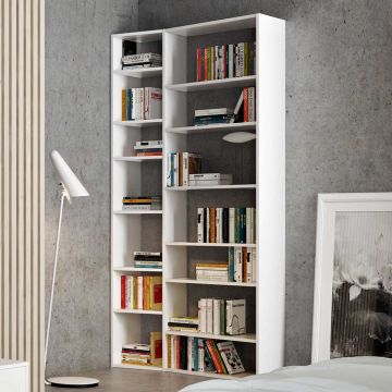 Boekenkast Varna model 1 - wit