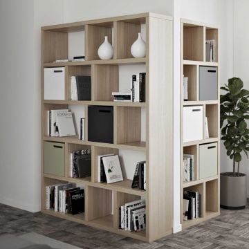 Opbergrek Berkeley 150 cm 5 niveaus - eikfineer