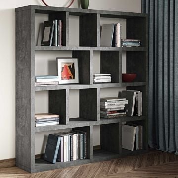 Opbergrek Berkeley 150 cm 4 niveaus - beton