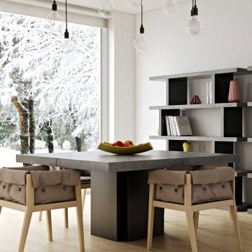 Eettafel Dust - 150x150 cm
