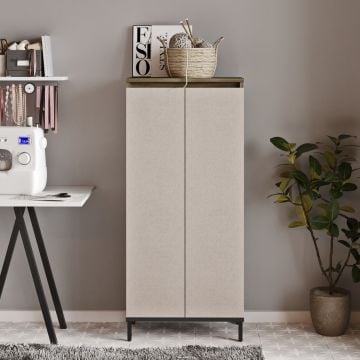 Locelso multifunctionele kast 60cm bruin antraciet