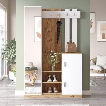 Vestiaire Killian 114cm - grenen/wit