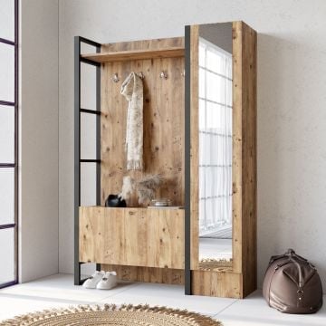 Locelso vestiaire - 100% gemelamineerd - Atlantisch grenen