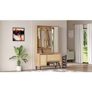 Modern Garderobemeubel | Woody Fashion | 100% Gemelamineerd Spaanplaat | Walnoot Eik
