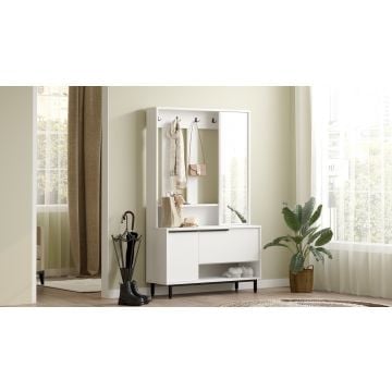 Modern wit garderobemeubel | Woody Fashion | Melamine coating.