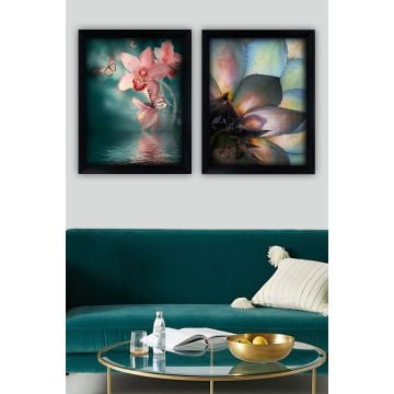 Alpanos Decoratief ingelijst schilderij | 100% glas en houten frame | UV print | 35x45cm (2)