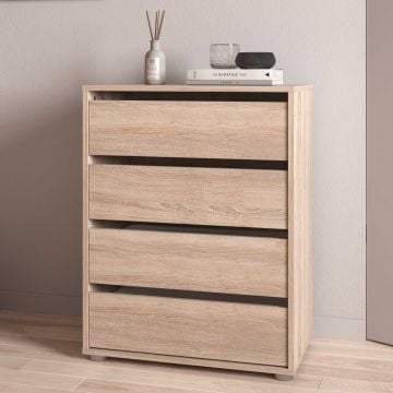 Ladekast Blokty - 60x40x76cm - 4 lades - eikdecor