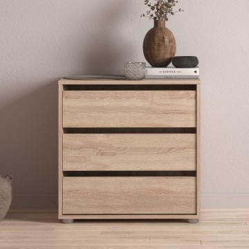 Ladekast Blokty - 60x40x58cm - 3 lades - eikdecor