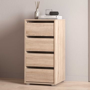 Ladekast Blokty - 40x40x76cm - 4 lades - eikdecor