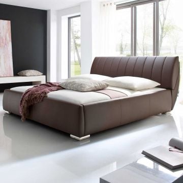 Bed met opbergruimte Davos 180x200 - bruin