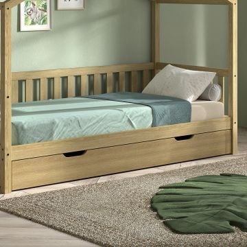 Bedlade Dallas - massief eikenhout