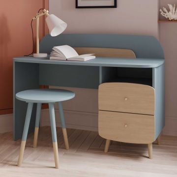 Kinderbureau Firmiana | 102 x 48 x 81,5 cm | Blauw