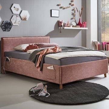 Kofferbed Ollie | 140 x 200 cm | Roze design