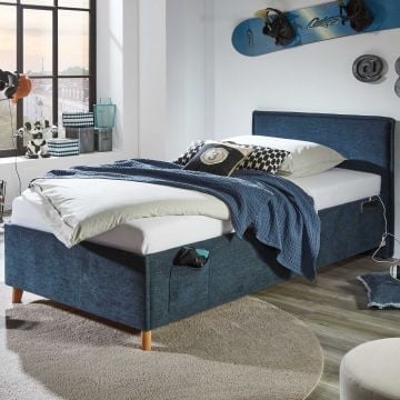 Twijfelaar Ollie | 140 x 200 cm | Blauw design