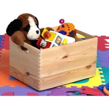 Houten speelgoedkistje Maxine 40x30x24 