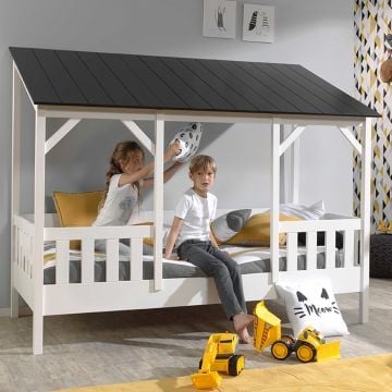 Bedhuisje Malia 90x200 - zwart dak