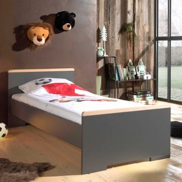 Bed London 90x200 - antraciet