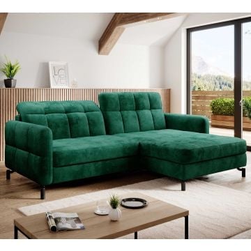 Hoekzetel Chory | 225 x 160 x 105 cm | Groen