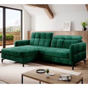 Hoekzetel Chory | 225 x 160 x 105 cm | Groen