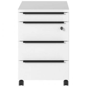 Ladekast met wielen Hermoso | 42 x 60 x 63 cm | Wit