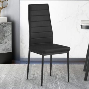 Stoel Kenzo | 41 x 48 x 96 cm | Zwart