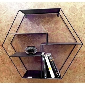 Wandrek | 61 x 16 x 54 cm | Zwart