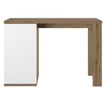 Barmeubel Magda | 136 x 60 x 91 cm | Brown High Gloss White