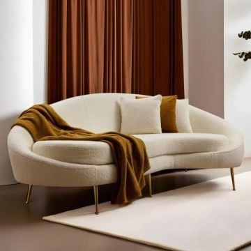 Driezitzetel Atelier Del Sofa | 255 x 120 x 85 cm | Cream-design