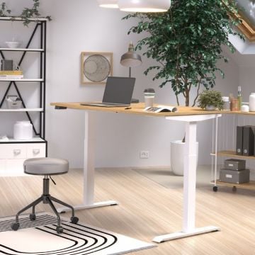 Zit-stabureau Hermoso | 120 x 80 x 120 cm | Elektrisch verstelbaar | Navarra Oak-design