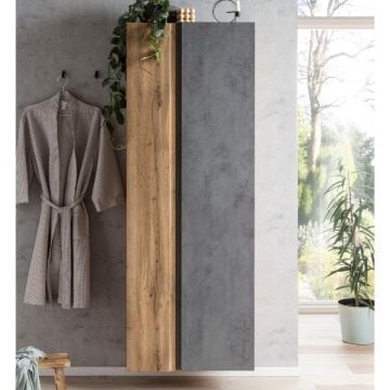 Kolomkast Varese | 65 x 35 x 180 cm | Betonkleur